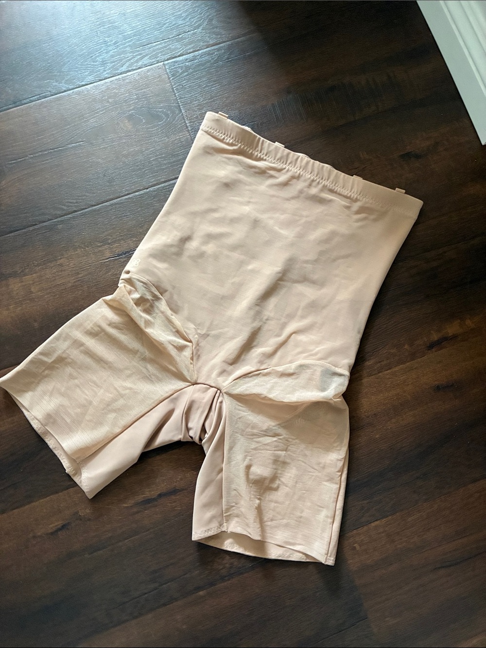 New HoneyLove Seamless High-Waist Shaping Shorts in Nude SHAPEWEAR Slimming 1X